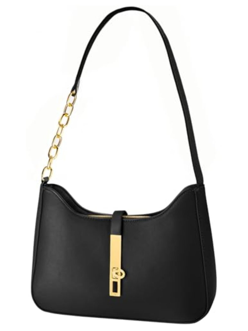 Vegan Leather Small Shoulder Bag Women Crossbody Hobo Purse Zipper